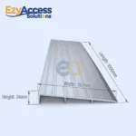 Aluminium Threshold Ramp 24mm - Image 6