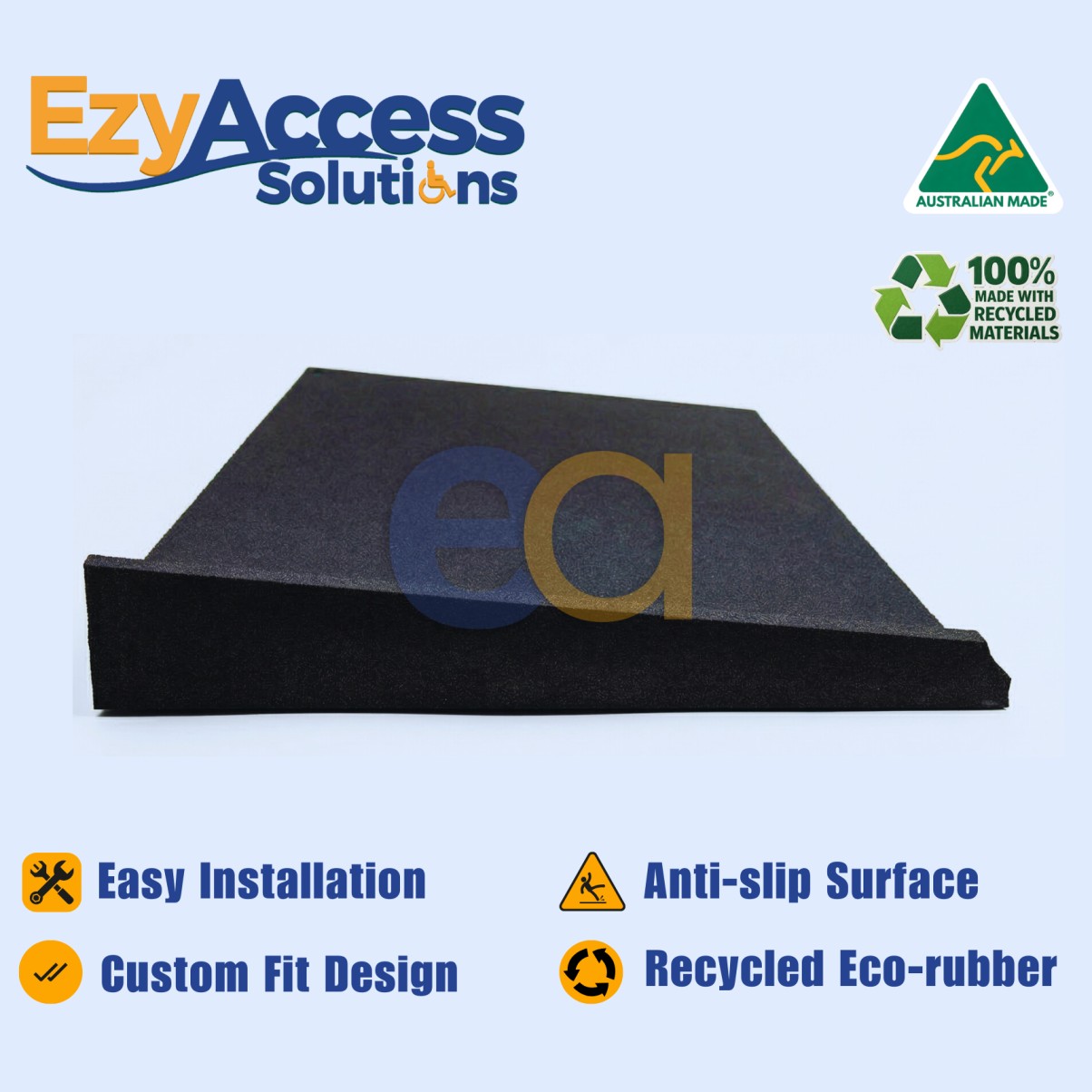 1 Custom Straight Rubber Ramps - Image 1