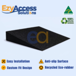 Standard Straight Rubber Ramp - 900mm (1:8 Gradient)