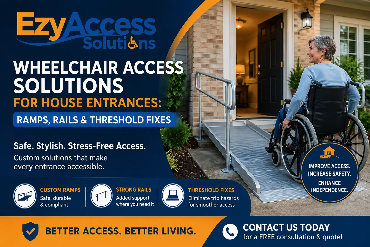 Wheelchair Access Solutions for House Entrance