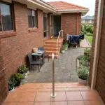 Indoor & Outdoor Powder Coated Stair Handrail  Freestanding Safety Rail - Image 6