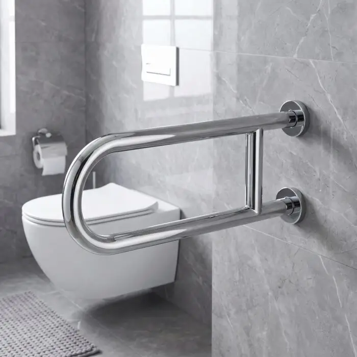 Stainless Steel Drop Down Grab Rail - Image 3