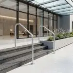 Indoor & Outdoor Galvanised Steel Stair Handrail - Image 2