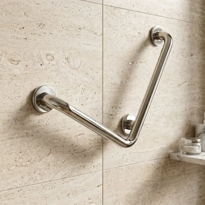 Stainless Steel L-Shaped Grab Rail - Image 6