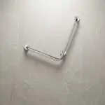 Stainless Steel L-Shaped Grab Rail – Wall Mounted Safety Support Handle - Image 7