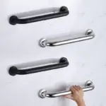 Stainless Steel Anti-Slip Grab Rail – Bathroom Safety Support Handle