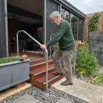 Indoor & Outdoor Galvanised Steel Stair Handrail - Image 4